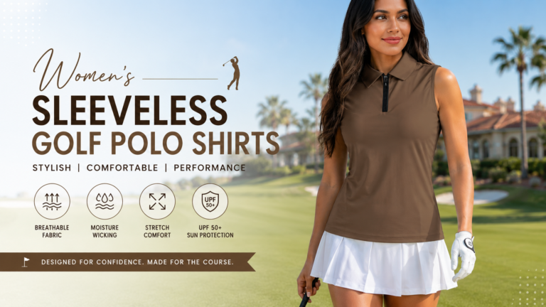 Women's Sleevless Golf Polo Shirts