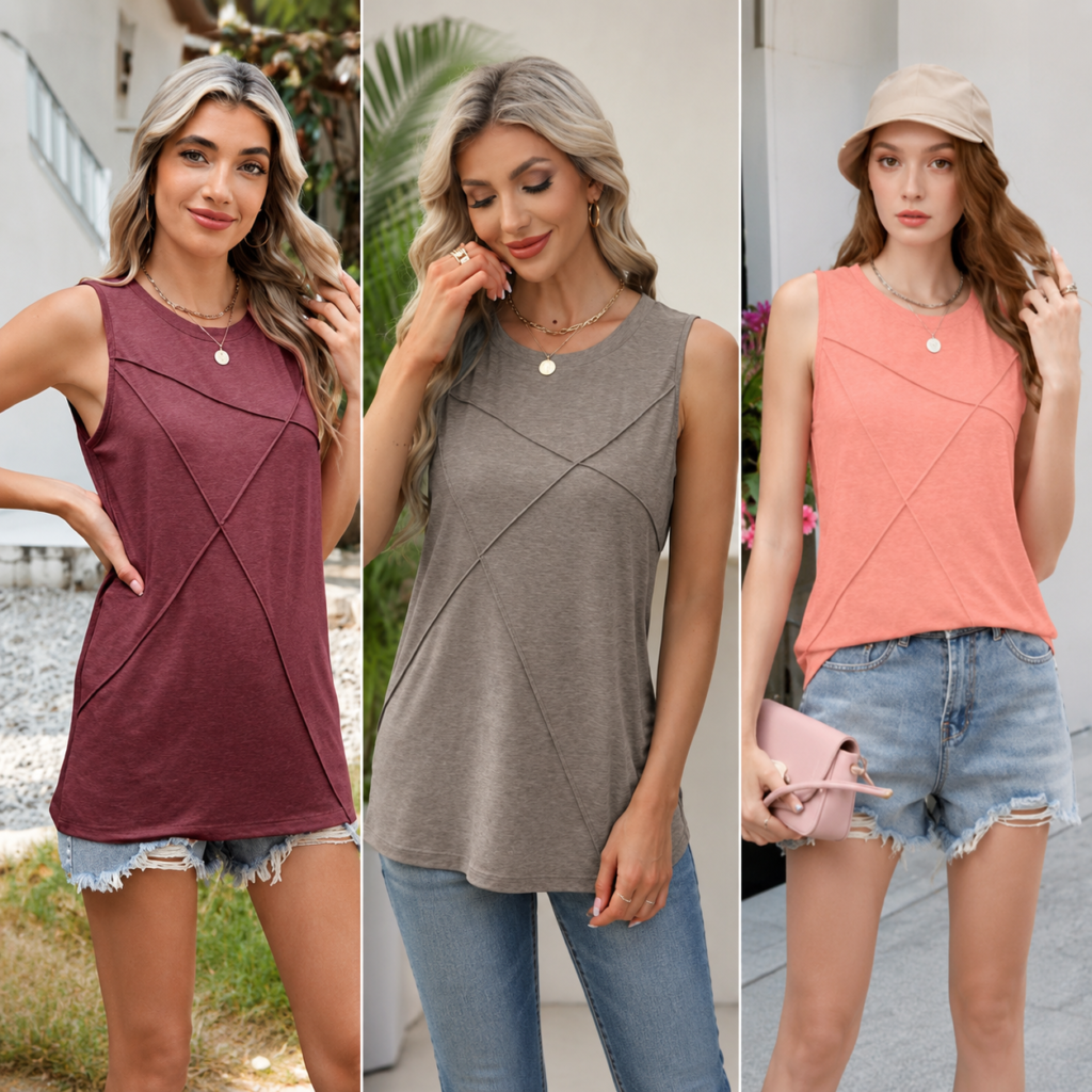 Best Women's Sleeveless Tank Tops